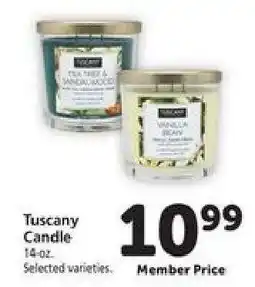 Safeway Tuscany Candle offer