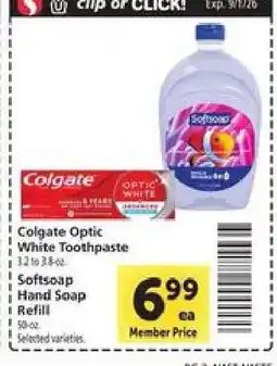 Safeway Softsoap Hand Soap Refill offer