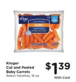 Pick'n Save Kroger Cut and Peeled Baby Carrots offer