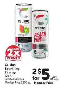 Safeway Celsius Sparkling Energy offer