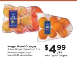 Pick'n Save Kroger Navel Oranges offer