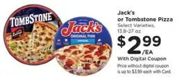 Pick'n Save Jack's or Tombstone Pizza offer