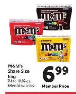 Safeway M&M's Share Size Bag offer