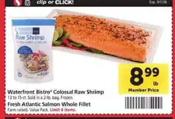 Safeway Waterfront Bistro Colossal Raw Shrimp offer