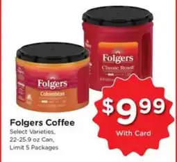 Pick'n Save Folgers Coffee offer