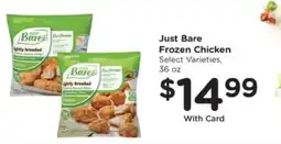 Pick'n Save Just Bare Frozen Chicken offer