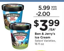 Pick'n Save Ben & Jerry's Ice Cream offer