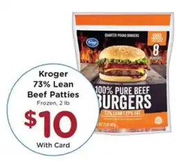 Pick'n Save Kroger 73% Lean Beef Patties offer