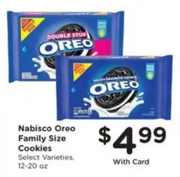Pick'n Save Nabisco Oreo Family Size Cookies offer