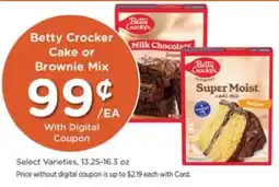 Pick'n Save Betty Crocker Cake or Brownie Mix offer
