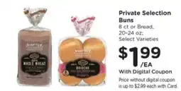Pick'n Save Private Selection Buns offer