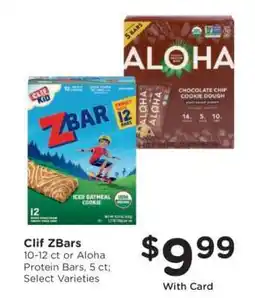 Kroger Clif Zbars offer