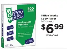 Pick'n Save Office Works Copy Paper offer