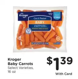 Kroger Kroger Baby Carrots offer