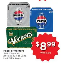 Kroger Pepsi or Vernors offer