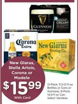 Pick'n Save New Glarus, Stella Artois, Corona or Modelo offer