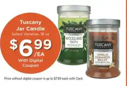 Pick'n Save Tuscany Jar Candle offer