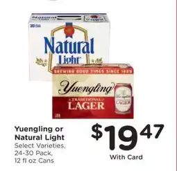 Kroger Yuengling or Natural Light offer