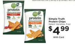 Kroger Simple Truth Protein Chips offer