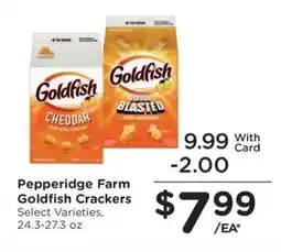Kroger Pepperidge Farm Goldfish Crackers offer