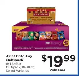 Kroger 42 ct Frito-Lay Multipack or LΓ€rabar Multipack offer