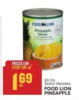 Food Lion FOOD LION PINEAPPLE offer