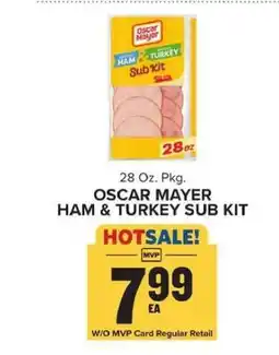 Food Lion Oscar Mayer Ham & Turkey Sub Kit offer