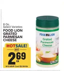 Food Lion FOOD LION GRATED PARMESAN CHEESE offer