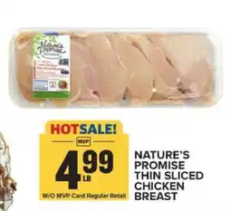 Food Lion Nature's Promise Thin Sliced Chicken Breast offer