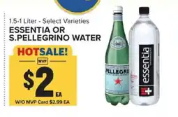 Food Lion ESSENTIA OR S.PELLEGRINO WATER offer