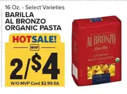 Food Lion Barilla Al Bronzo Organic Pasta offer