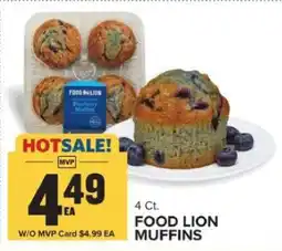 Food Lion FOOD LION MUFFINS offer