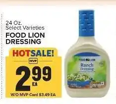 Food Lion FOOD LION DRESSING offer