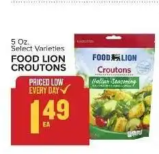 Food Lion FOOD LION CROUTONS offer