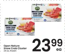 Albertsons Open Nature Snow Crab Cluster offer