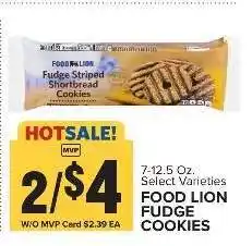 Food Lion FOOD LION FUDGE COOKIES offer