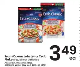 Albertsons TransOcean Lobster or Crab Flake offer
