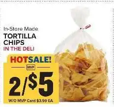 Food Lion Tortilla Chips offer