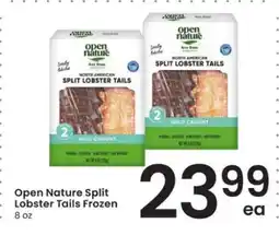 Albertsons Open Nature Split Lobster Tails Frozen offer