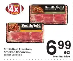 Albertsons Smithfield Premium Smoked Bacon offer