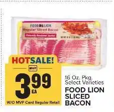 Food Lion Food Lion Sliced Bacon offer