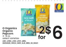 Albertsons O Organics Organic Popcorn offer
