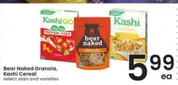 Albertsons Bear Naked Granola / Kashi Cereal offer