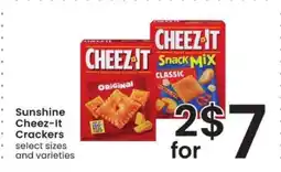 Albertsons Sunshine Cheez-It Crackers offer
