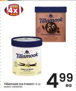 Albertsons Tillamook Ice Cream offer
