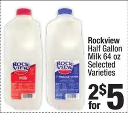 Super King Markets Rockview Half Gallon Milk 64 oz offer