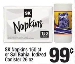 Super King Markets SK Napkins 150 ct offer