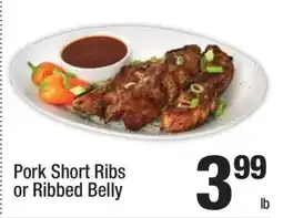 Super King Markets Pork Short Ribs or Ribbed Belly offer