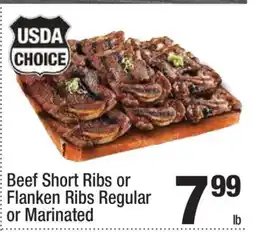 Super King Markets Beef Short Ribs or Flanken Ribs offer