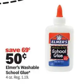 Meijer Elmer’s Washable School Glue offer